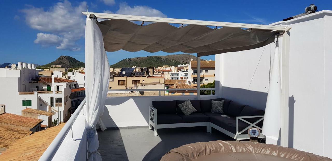 Sonne & Meerblick Aus 40 Grad Heissem Whirlpool Geniessen - Zentral Am Hafen Und Dennoch Ruhig Cala Ratjada  Ngoại thất bức ảnh